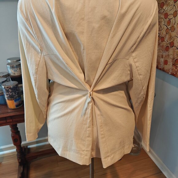 Maurices 4x - 28/30w Khaki Blazer (NWT) - Picture 4 of 6